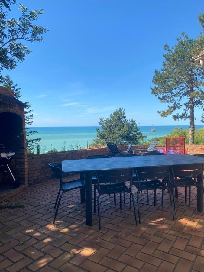 Maison Le Coteau Plage Vue Mer, 8 Pers. Petit Caux Exterior foto